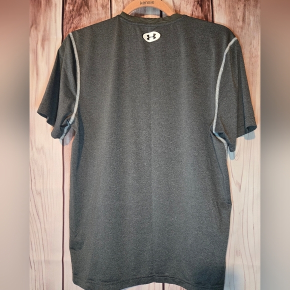 Under Armour Men's Gray Heat Hear Performance Shirt Medium - Picture 8 of 8